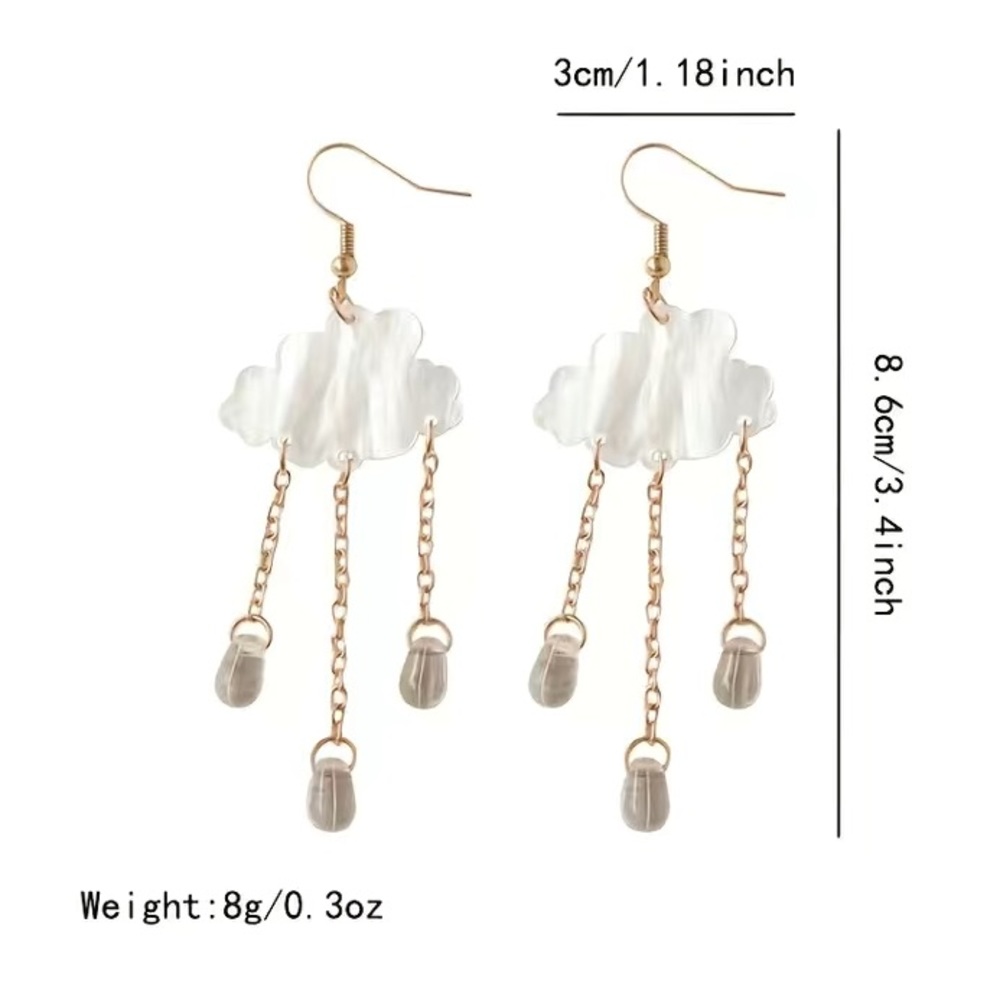 NEW Raining Cloud earrings! - Picture 8 of 15